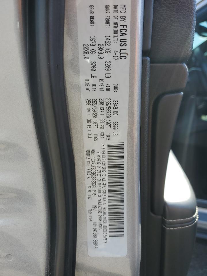 2017 JEEP Grand Cherokee