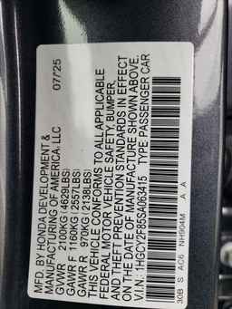 2025 HONDA ACCORD