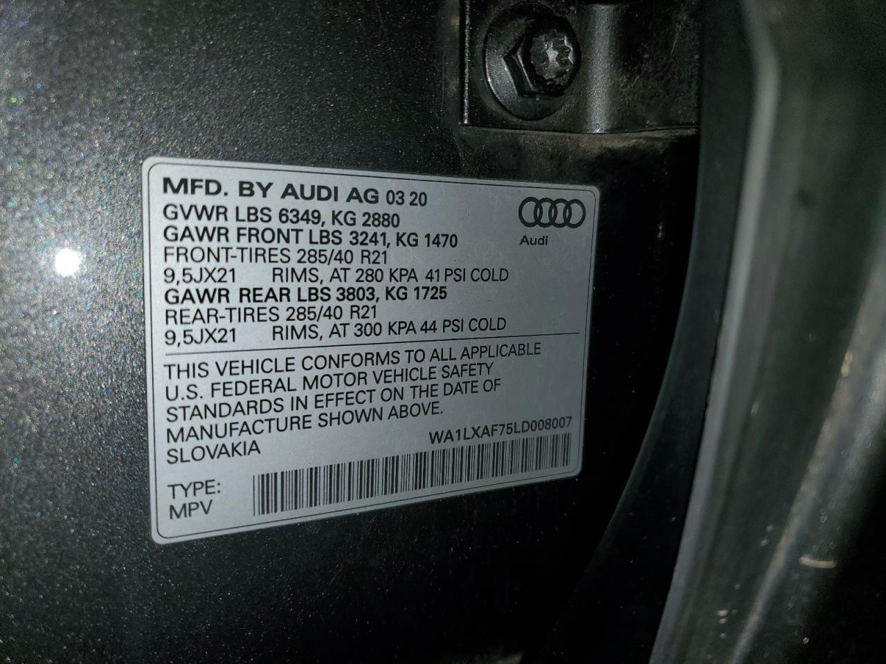2020 AUDI Q7