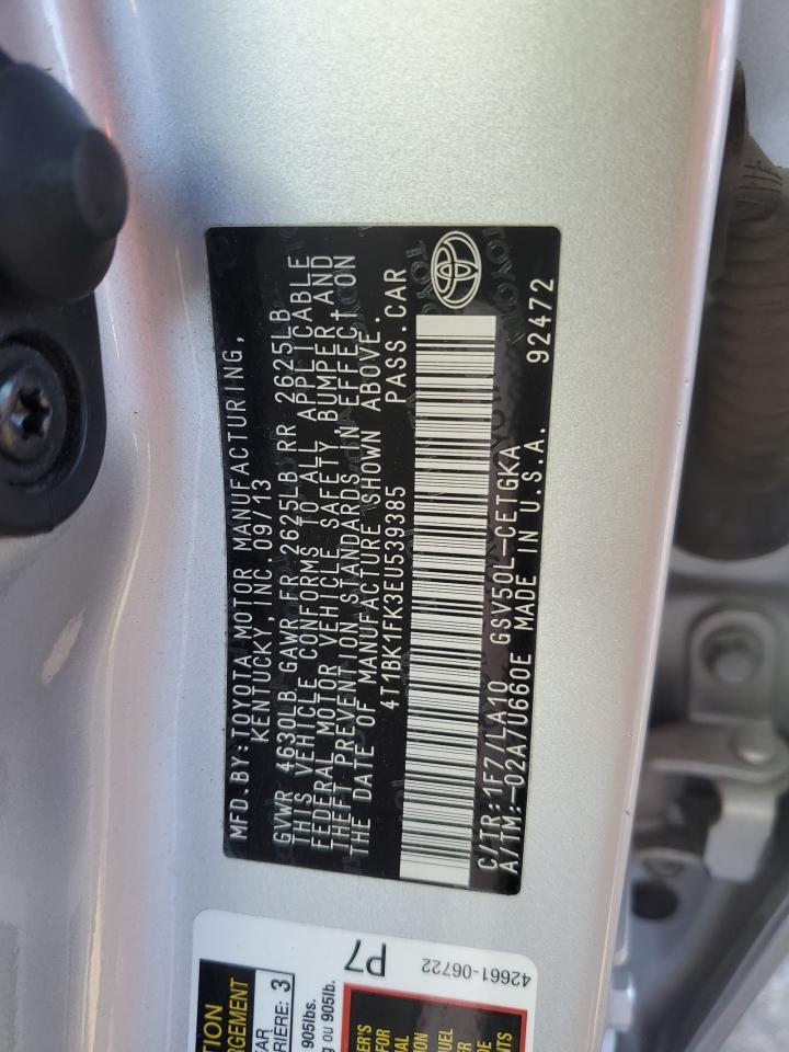 2014 TOYOTA CAMRY