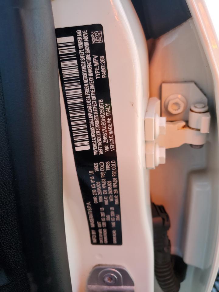 2017 MASERATI Levante