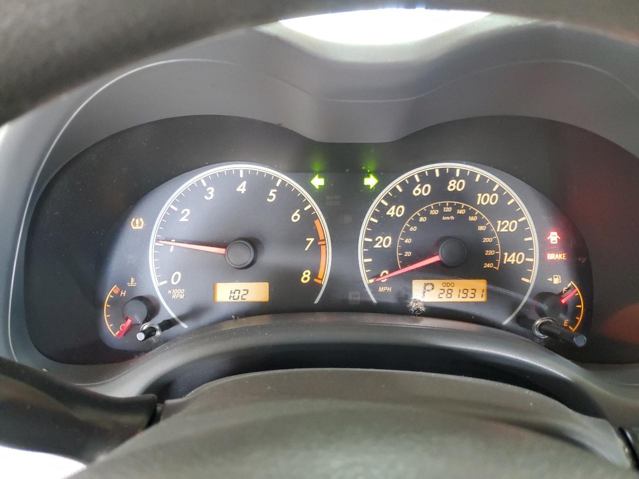 2009 TOYOTA COROLLA
