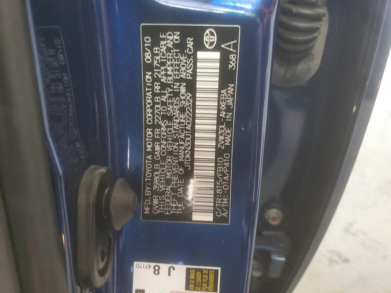 2010 TOYOTA PRIUS
