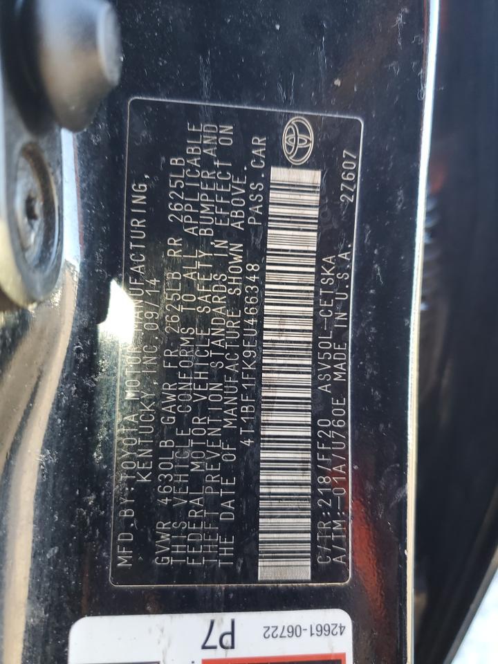 2014 TOYOTA CAMRY