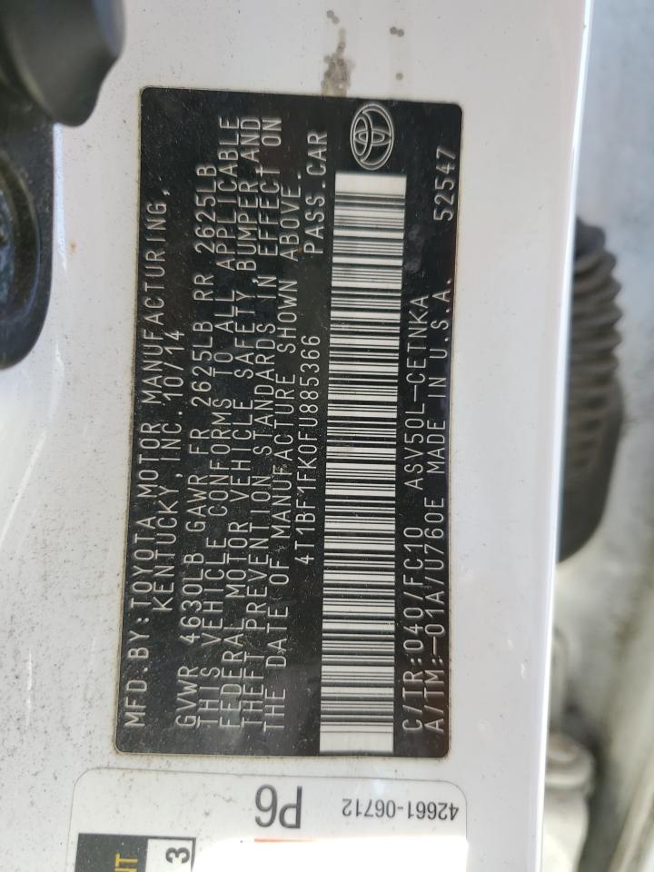 2015 TOYOTA CAMRY