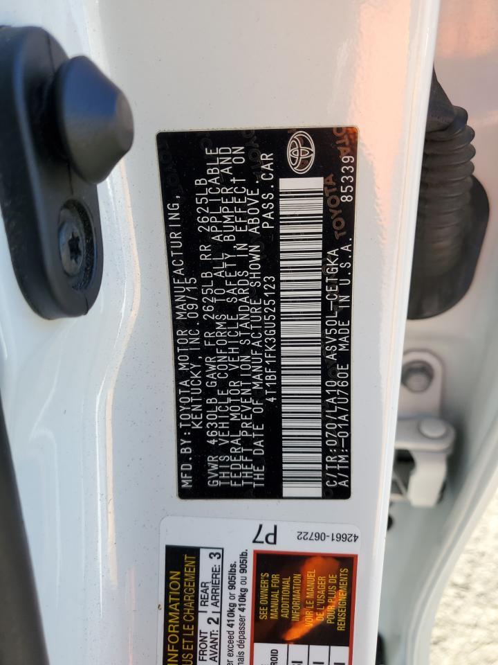 2016 TOYOTA CAMRY