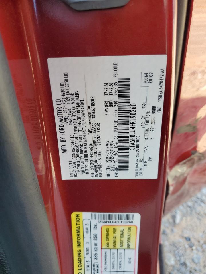 2015 FORD FUSION