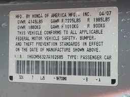 2007 HONDA ACCORD