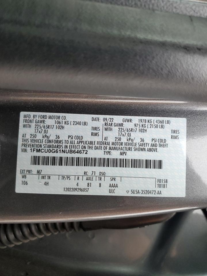 2022 FORD ESCAPE