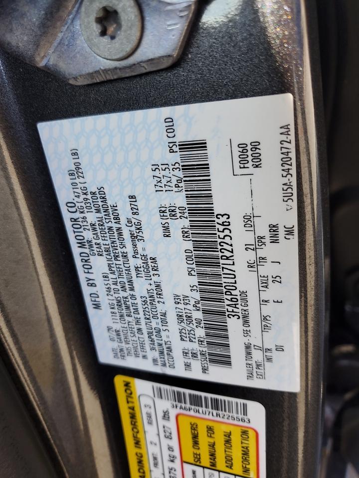 2020 FORD FUSION