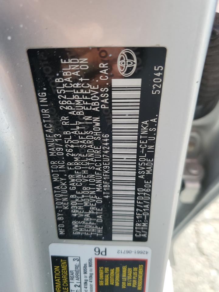 2014 TOYOTA CAMRY