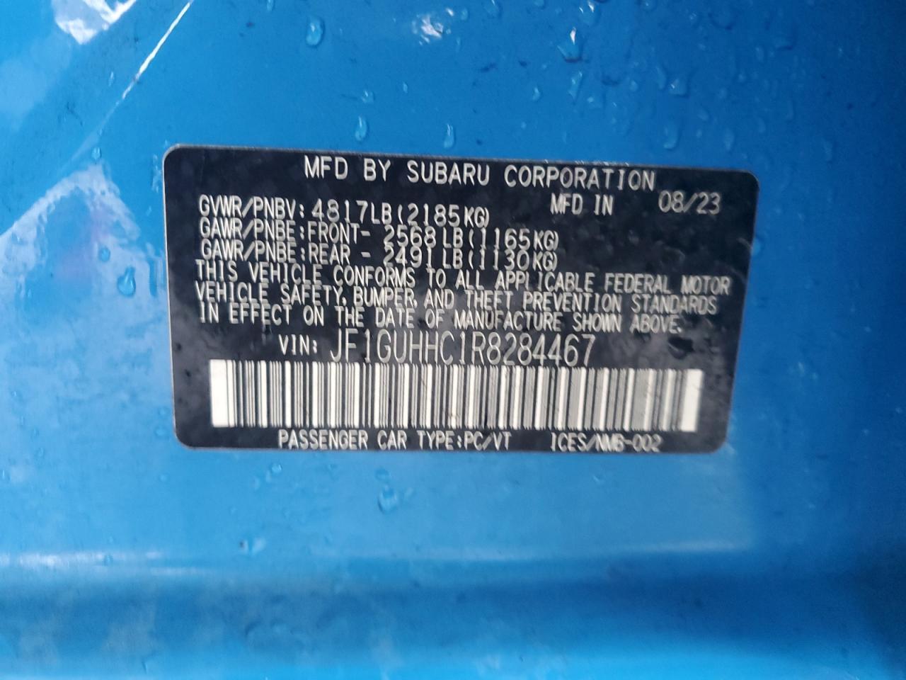 2024 SUBARU IMPREZA