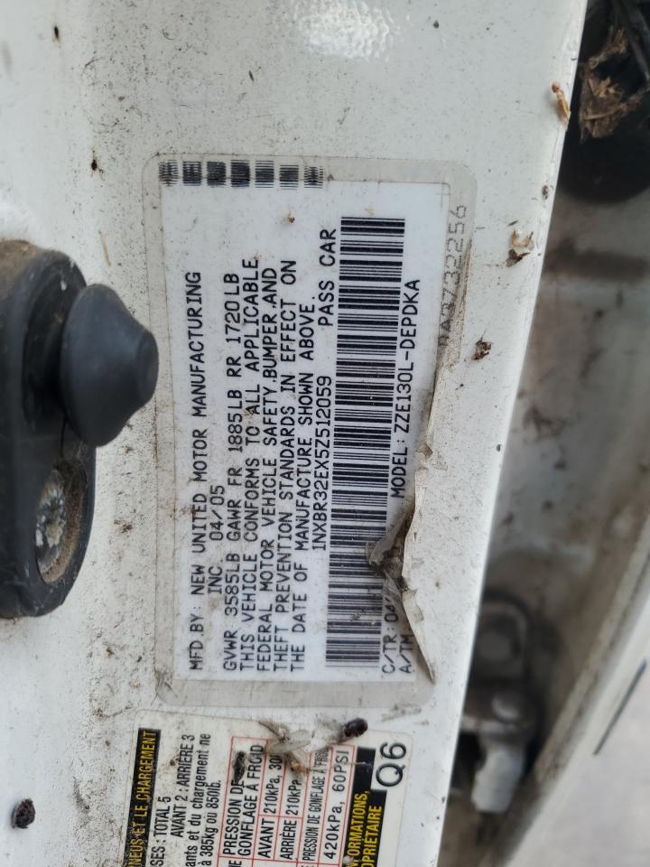 2005 TOYOTA COROLLA