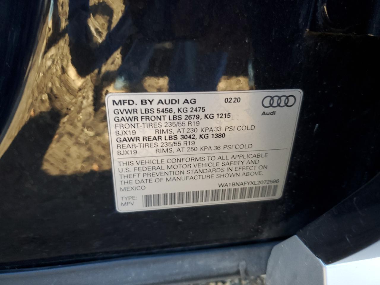 2020 AUDI Q5