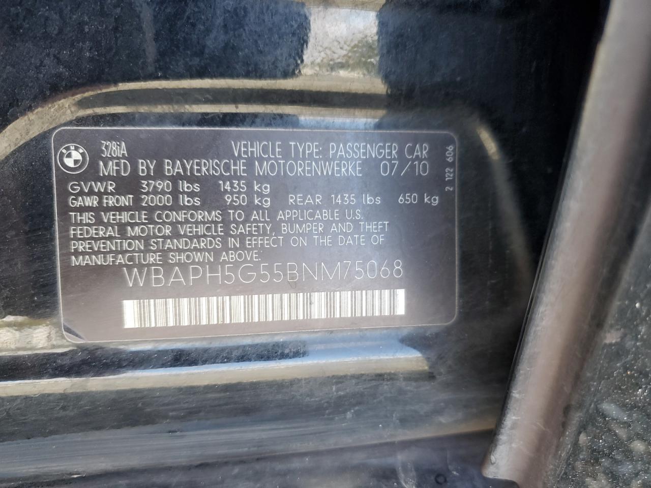 2011 BMW 3 SERIES