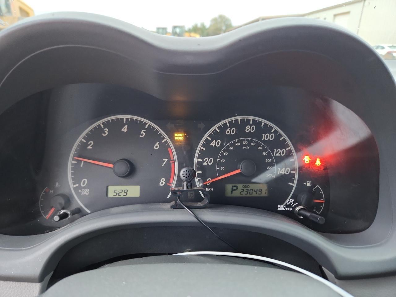 2009 TOYOTA COROLLA