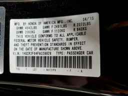 2015 HONDA ACCORD