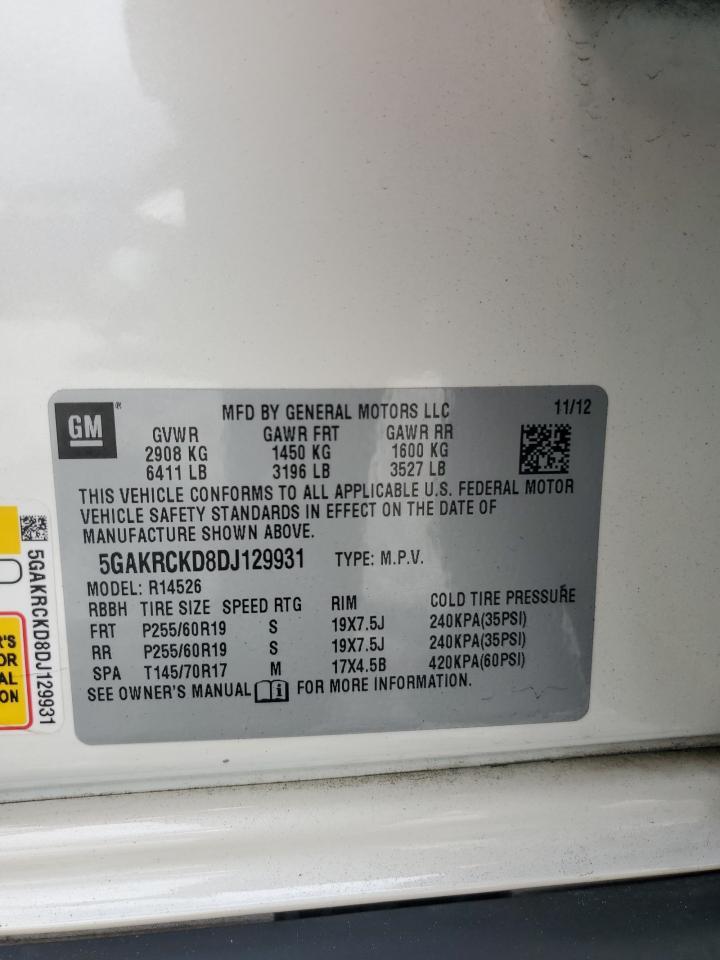 2013 BUICK ENCLAVE