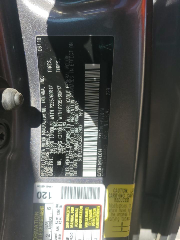 2018 TOYOTA SIENNA
