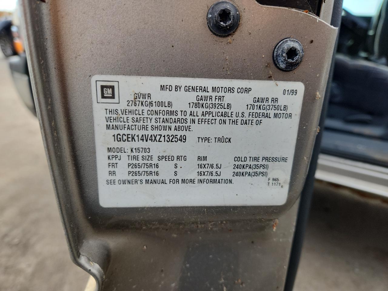 1999 CHEVROLET Silverado