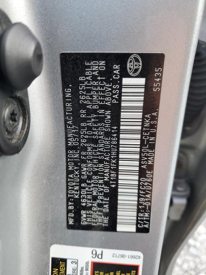 2017 TOYOTA CAMRY
