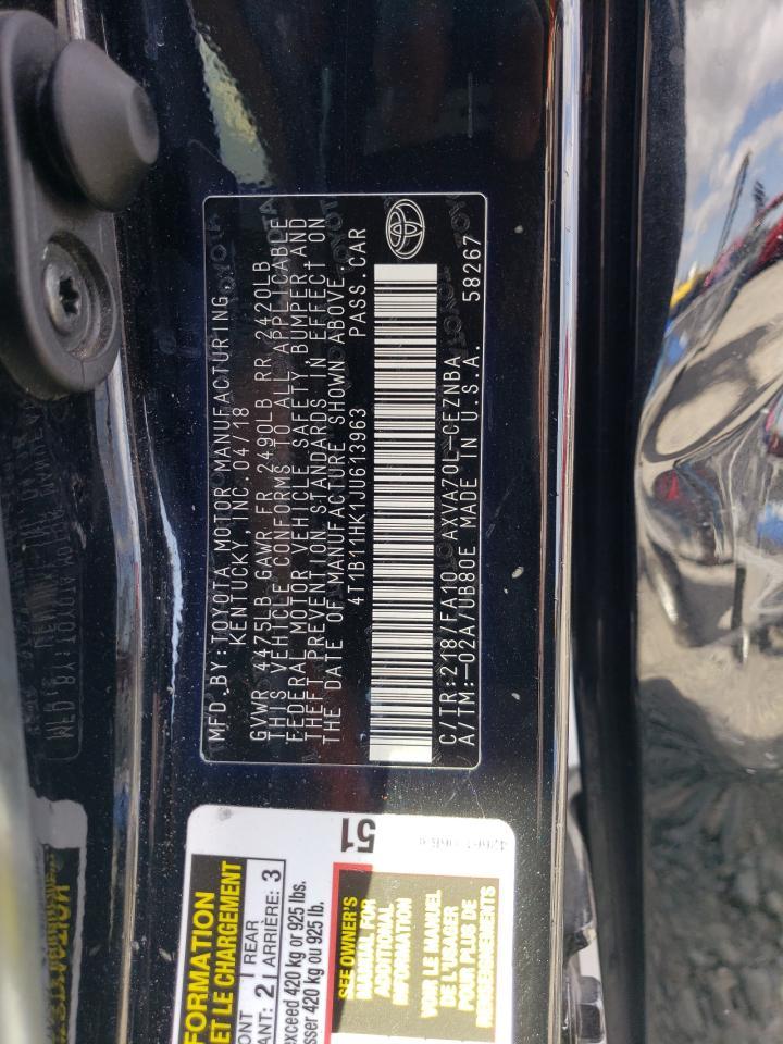 2018 TOYOTA CAMRY