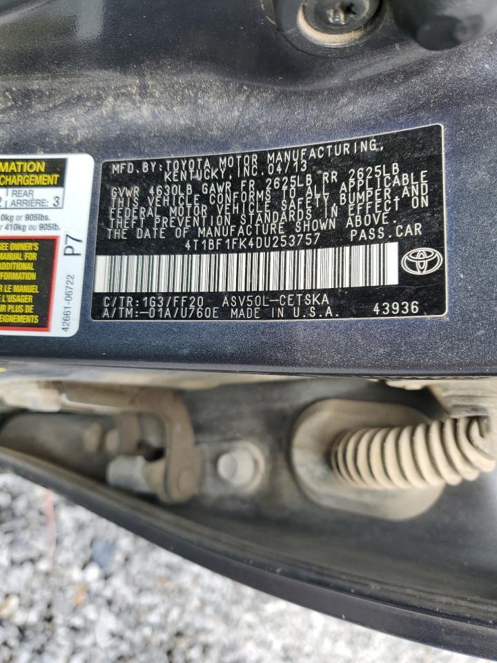 2013 TOYOTA CAMRY