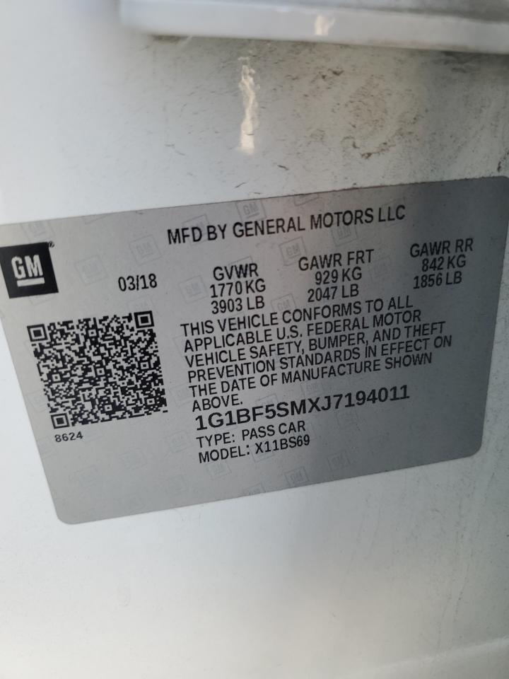 2018 CHEVROLET CRUZE