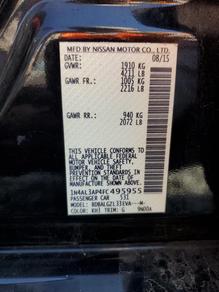 2015 NISSAN ALTIMA