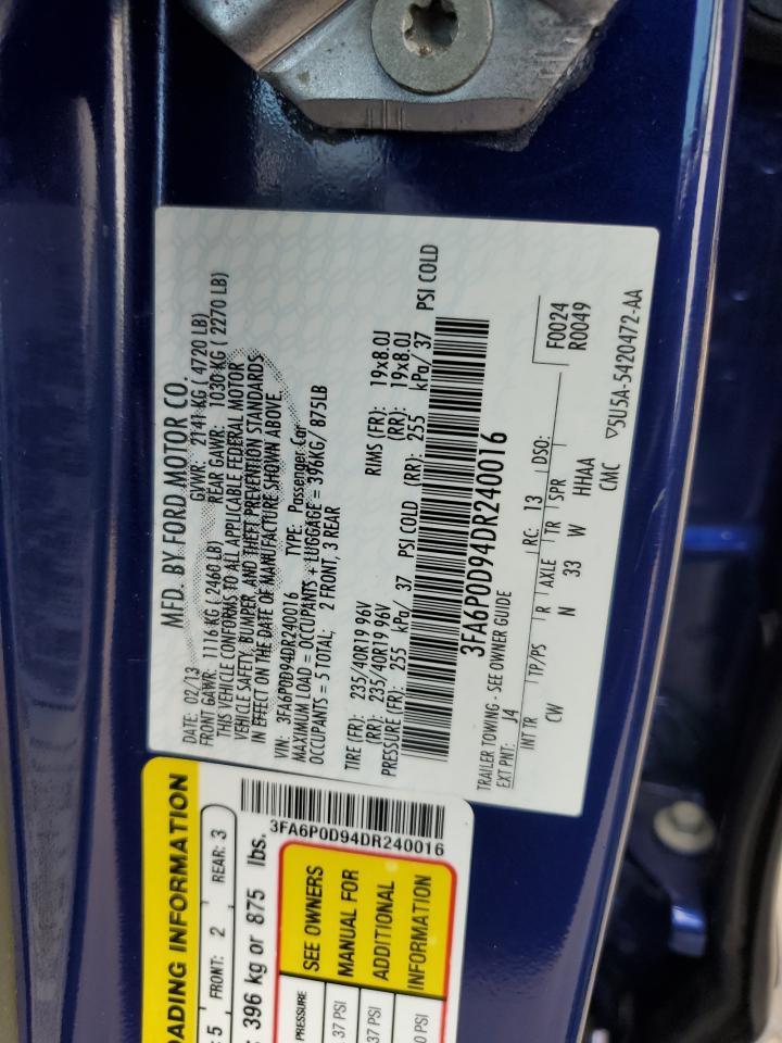 2013 FORD FUSION