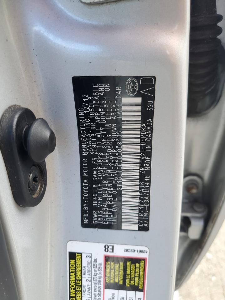 2013 TOYOTA COROLLA