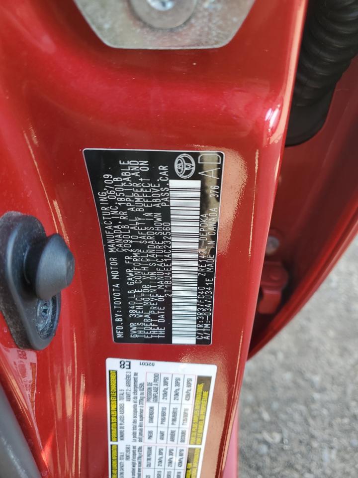 2010 TOYOTA COROLLA