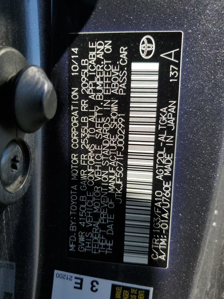 2015 TOYOTA SCION