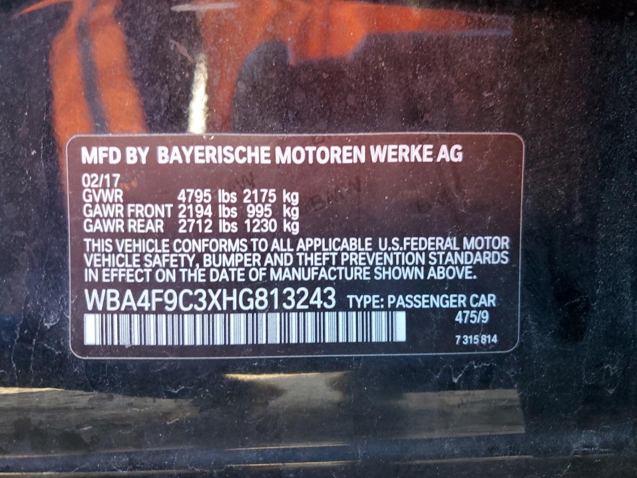 2017 BMW 4 Series