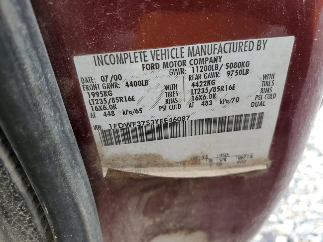 2000 FORD F-350