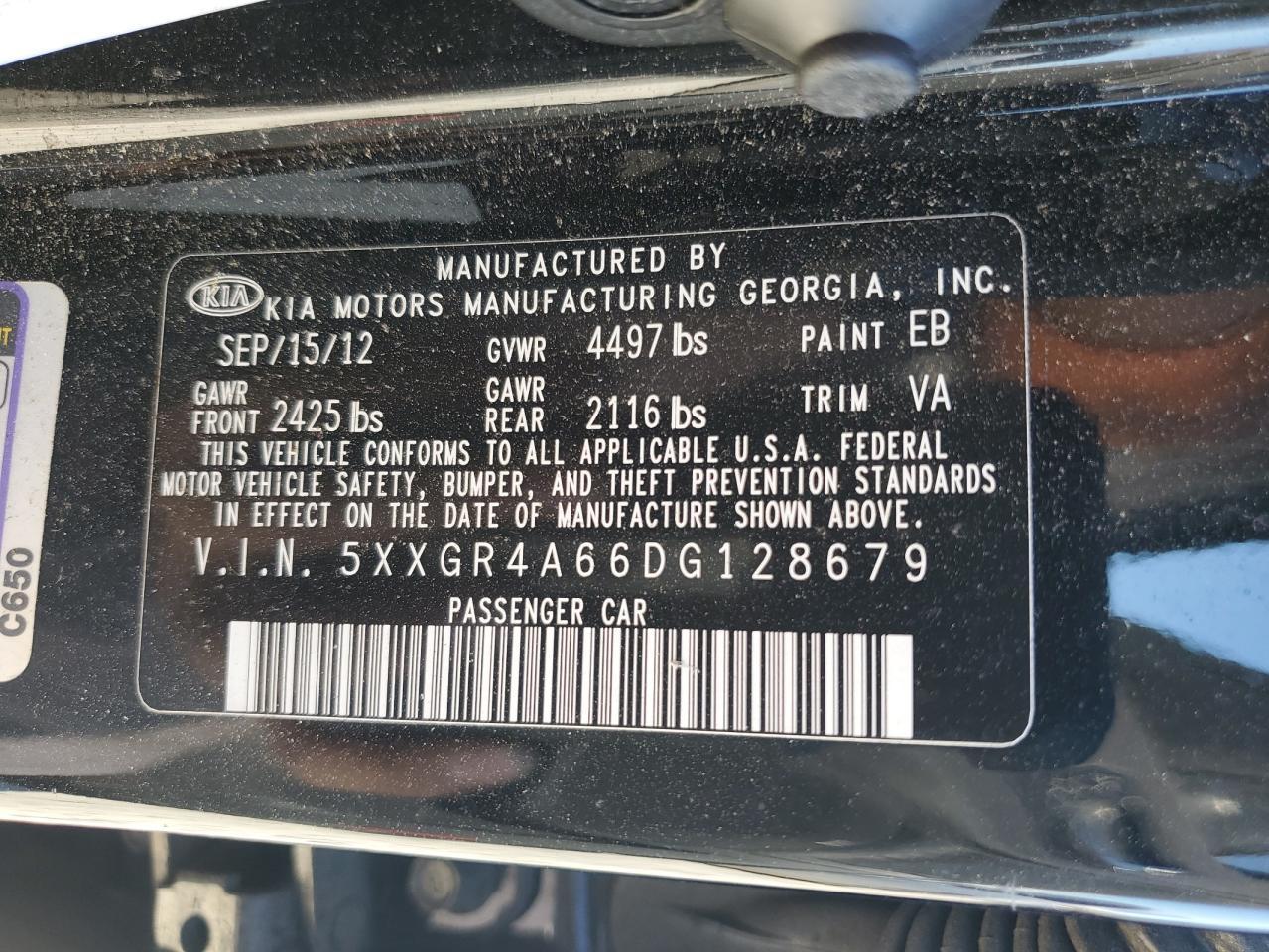 2013 KIA OPTIMA