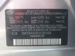 2012 HYUNDAI SONATA