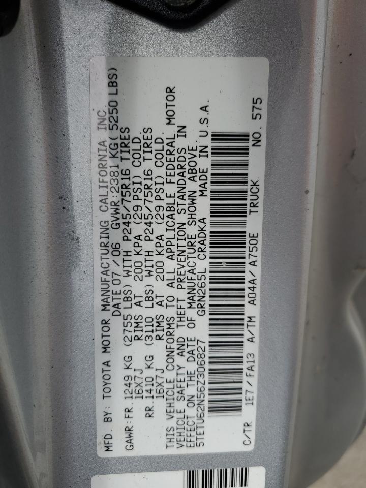 2006 TOYOTA TACOMA