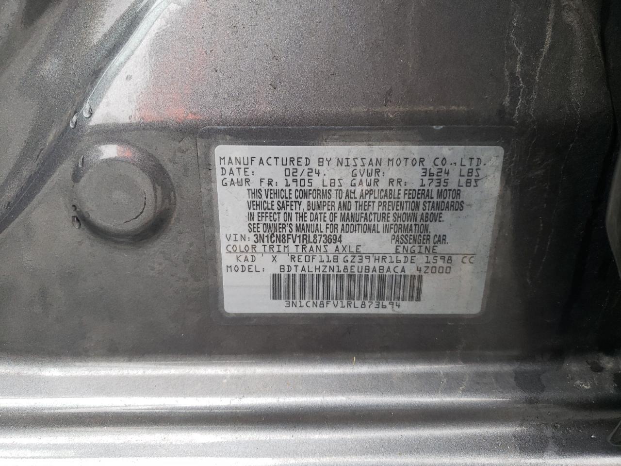 2024 NISSAN VERSA