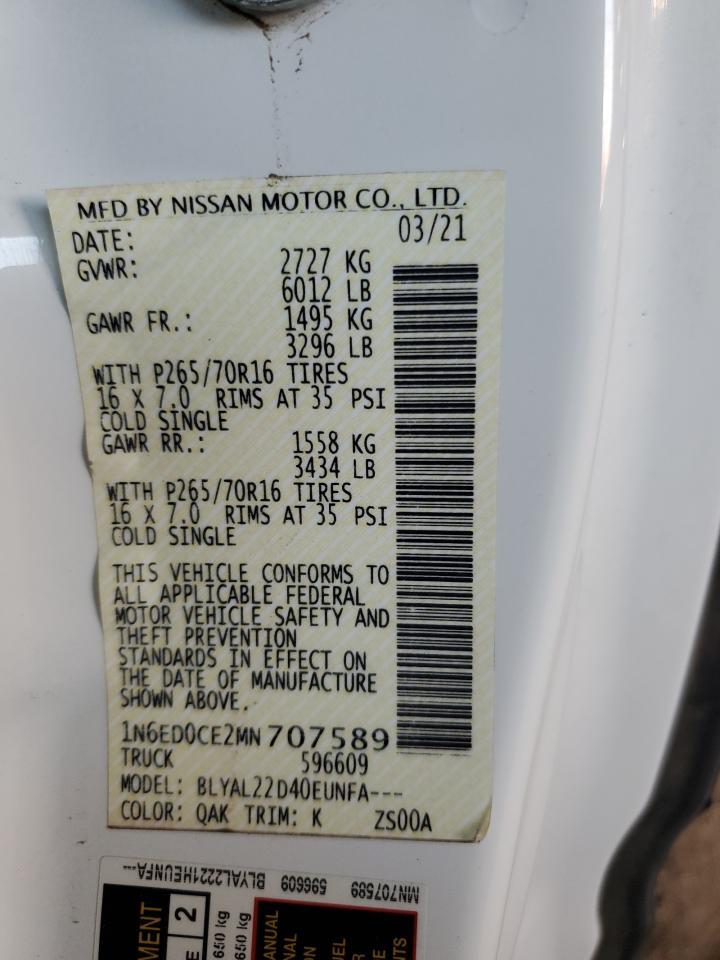 2021 NISSAN Frontier