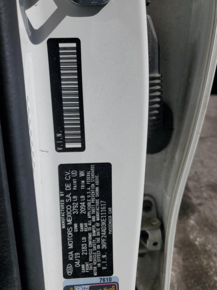 2019 KIA FORTE