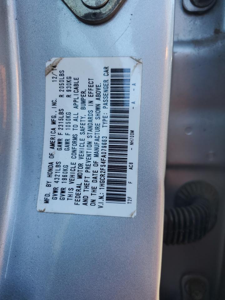 2015 HONDA ACCORD