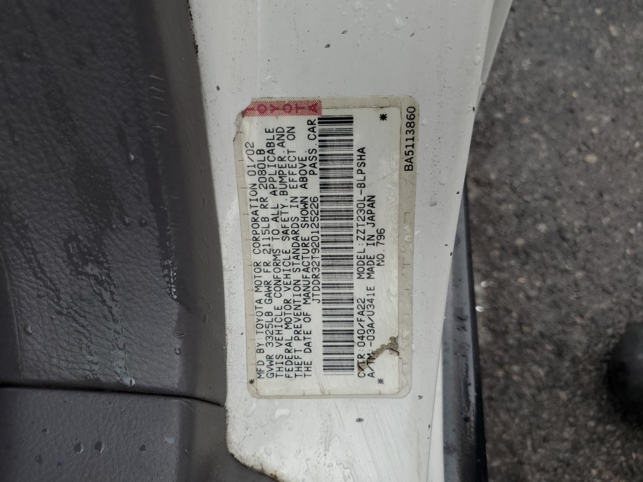 2002 TOYOTA Celica