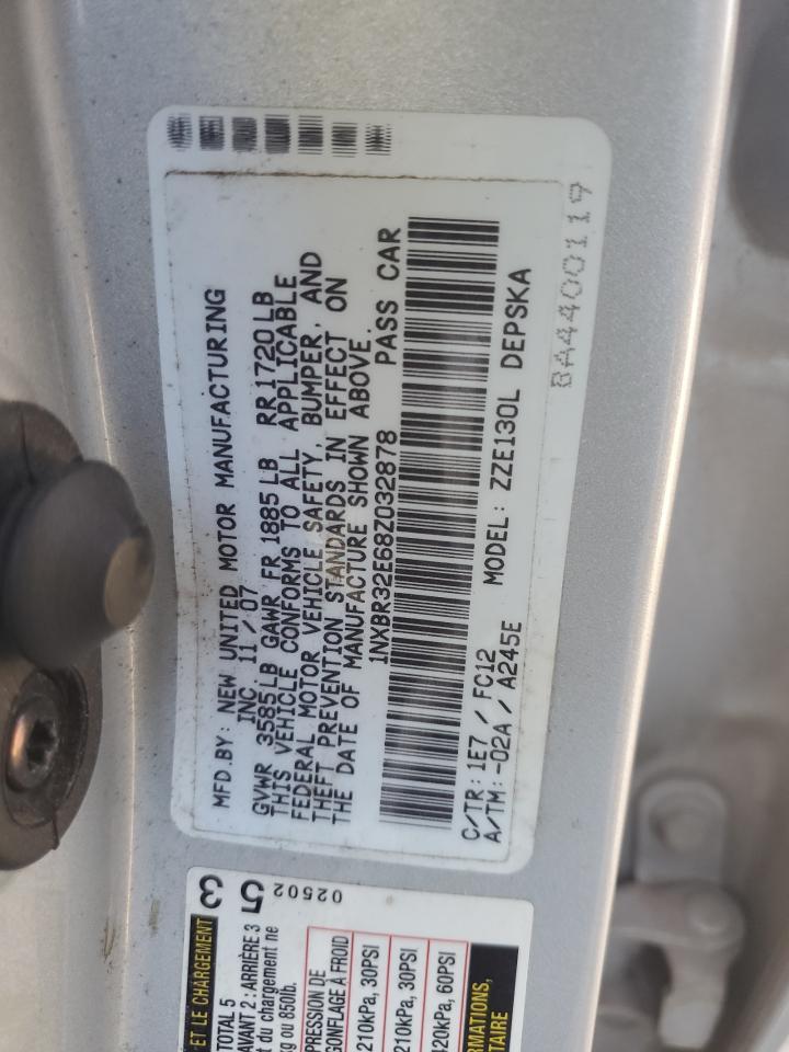 2008 TOYOTA COROLLA