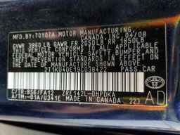 2009 TOYOTA COROLLA