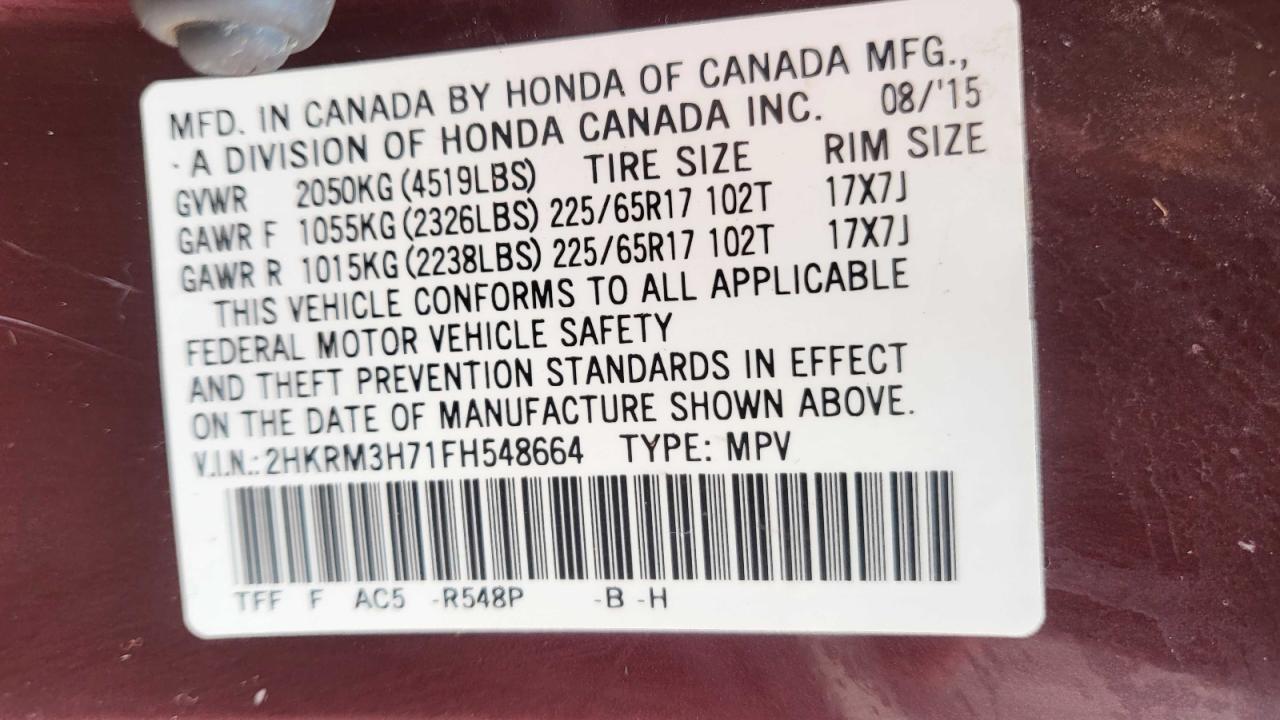 2015 HONDA CR-V