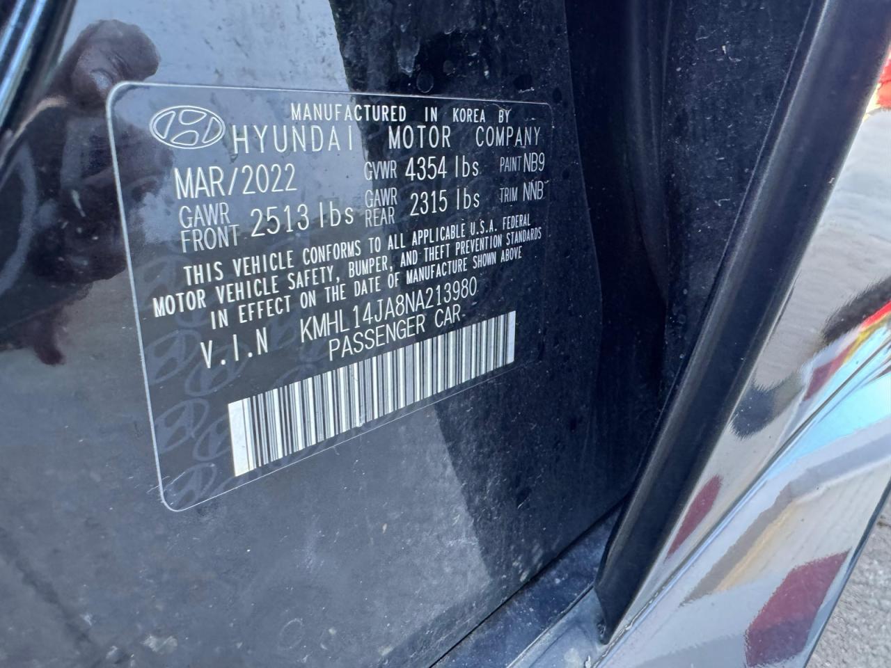 2022 HYUNDAI SONATA