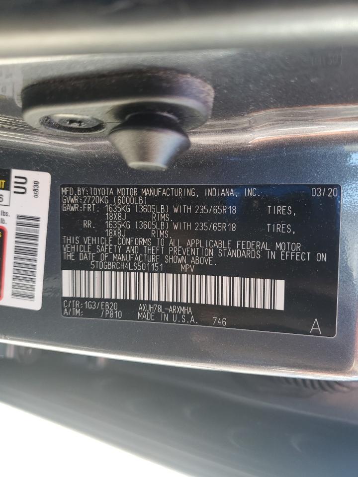 2020 TOYOTA HIGHLANDER