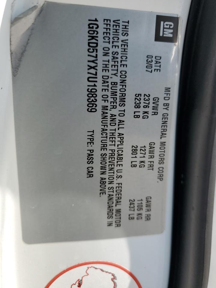 2007 CADILLAC DTS