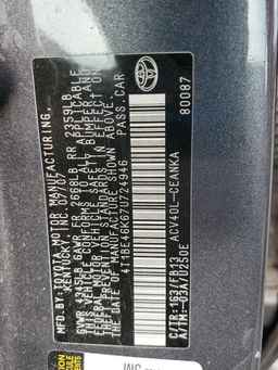 2007 TOYOTA CAMRY